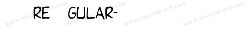说说体 Re迷你gular字体转换